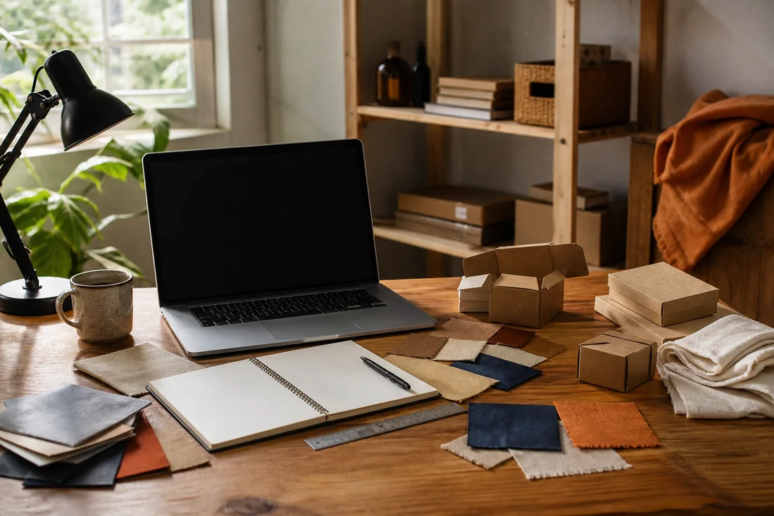 Taller de trabajo con equipos y materiales para desarrollar un negocio