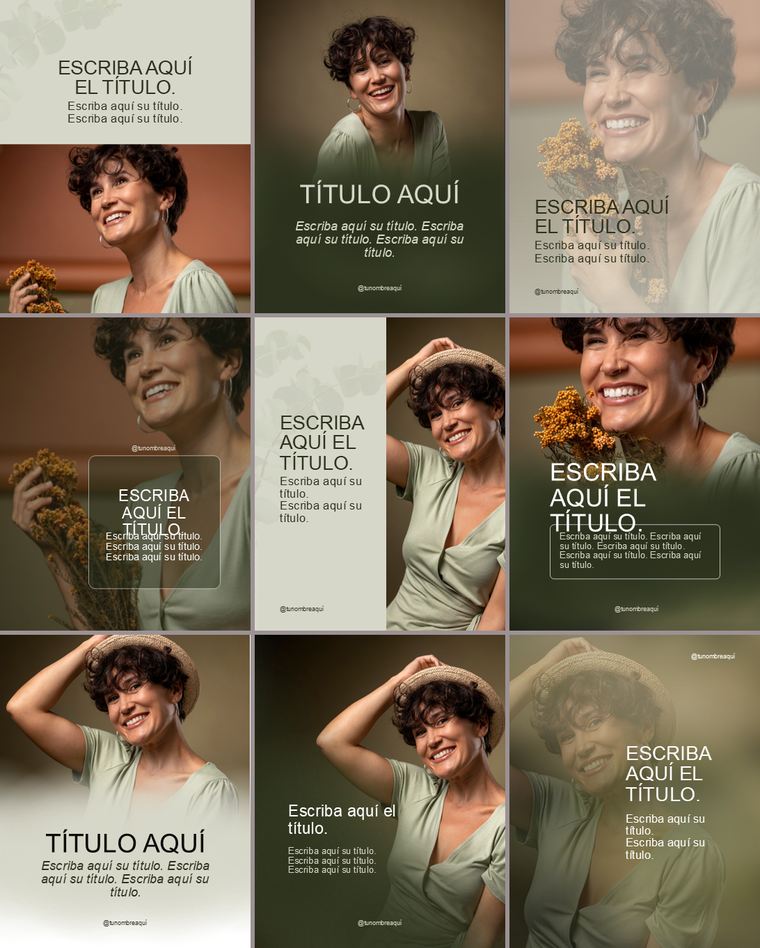 Feed de Instagram con la Colección Bosque: nueve piezas de la colección