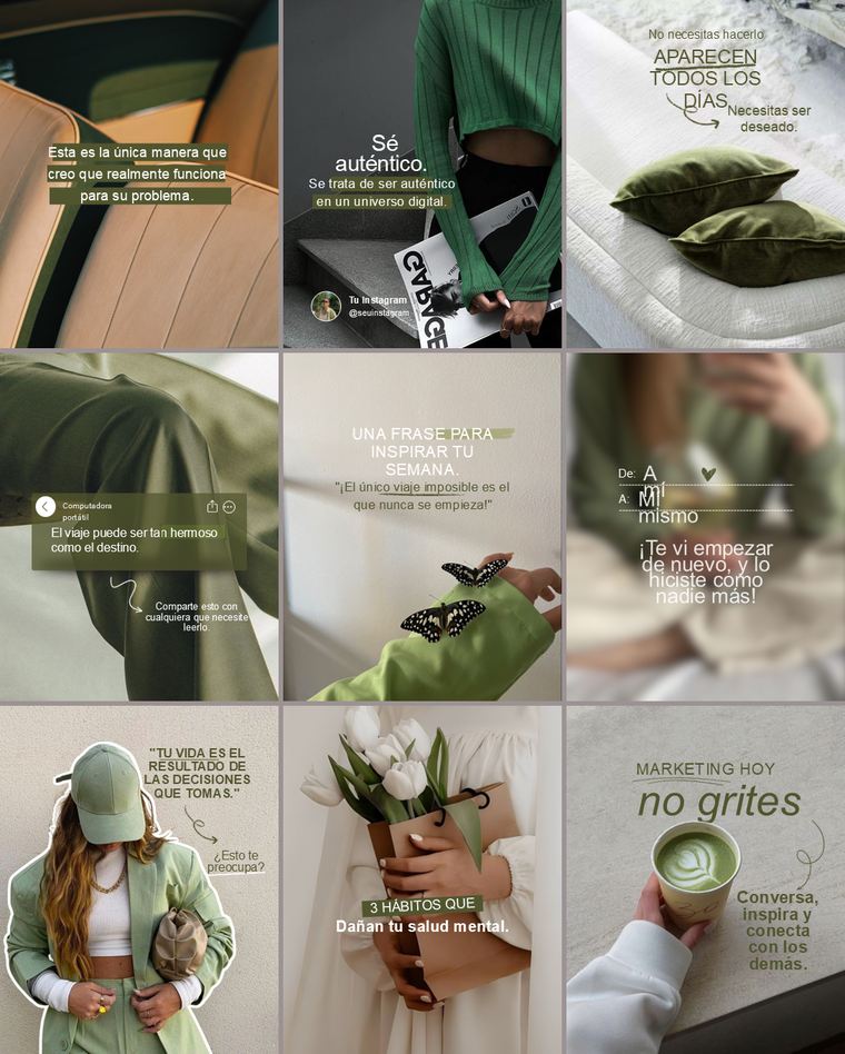 Feed de Instagram con la Colección Brote: nueve piezas de la colección