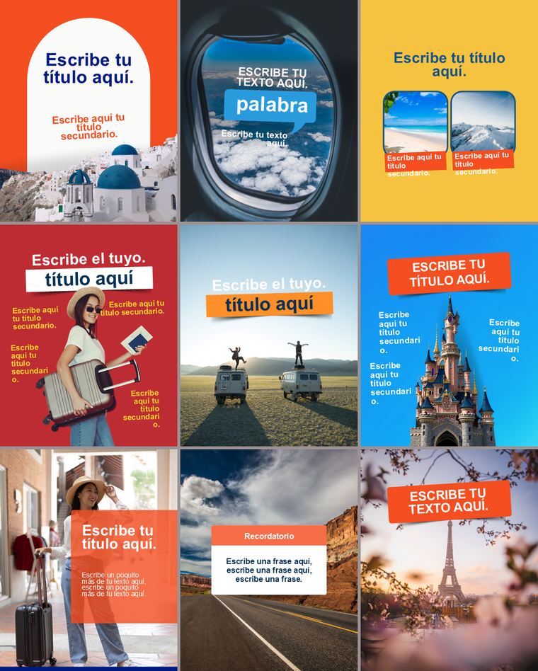 Feed de Instagram con la Colección Brújula: nueve piezas de la colección