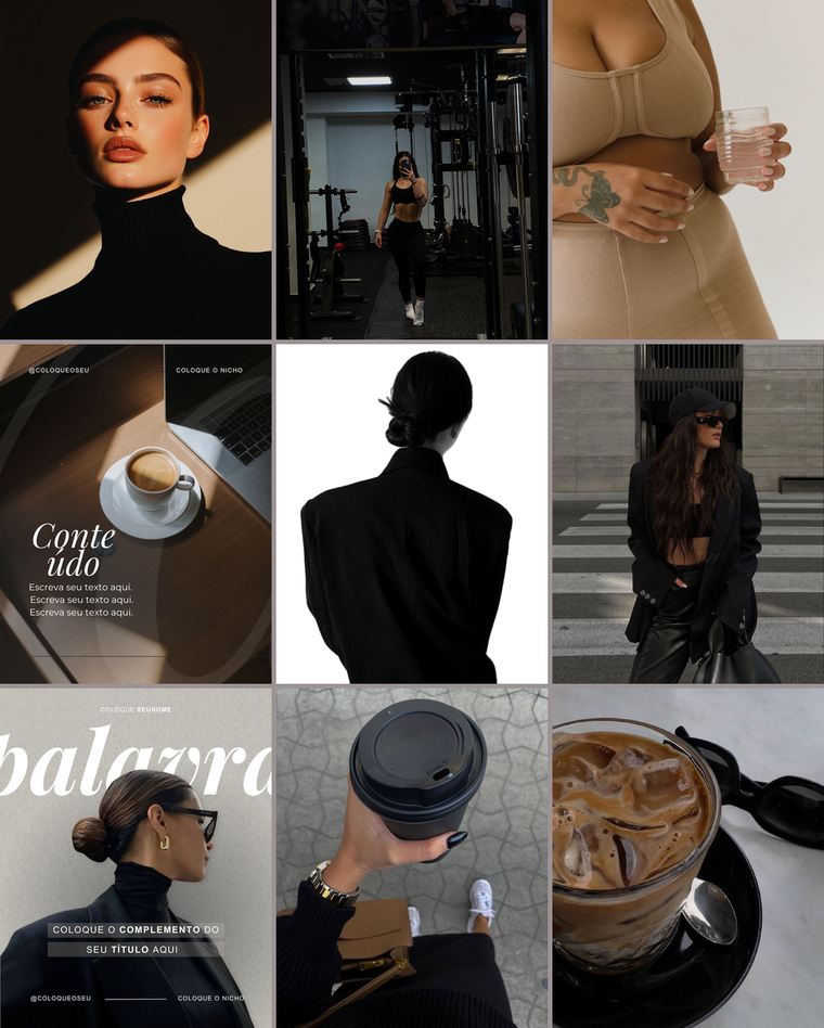 Feed de Instagram con la Colección Elegancia: nueve piezas de la colección