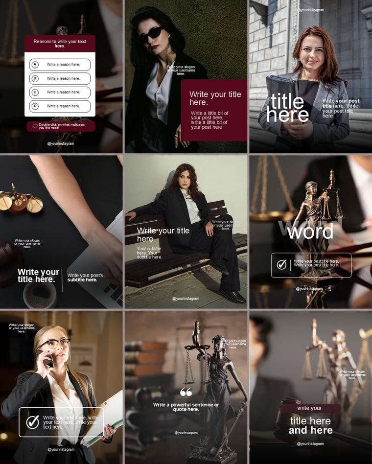 Feed de Instagram con la Colección Fuero: nueve piezas de la colección