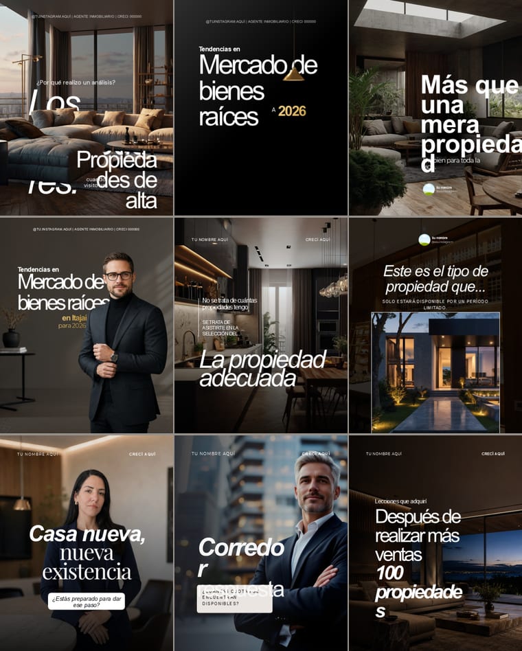 Feed de Instagram con la Colección Llave: nueve piezas de la colección