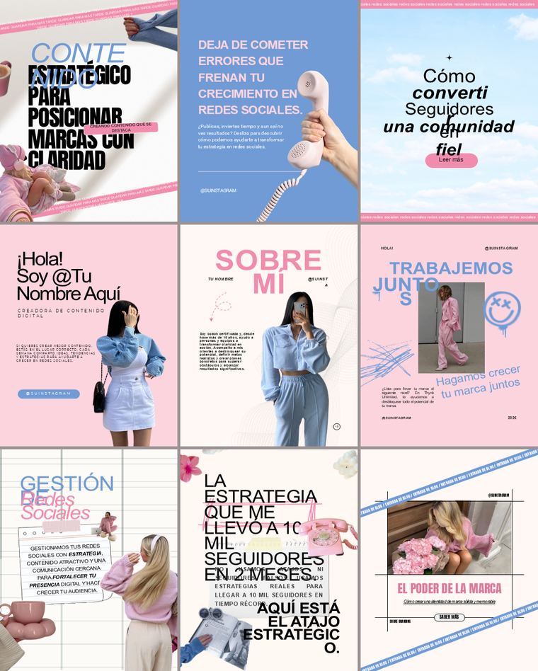Feed de Instagram con la Colección Lumbre: nueve piezas de la colección