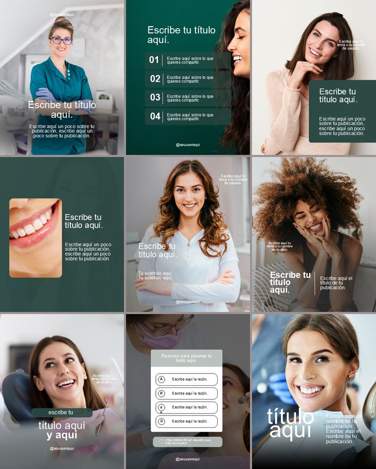 Feed de Instagram con la Colección Menta: nueve piezas de la colección