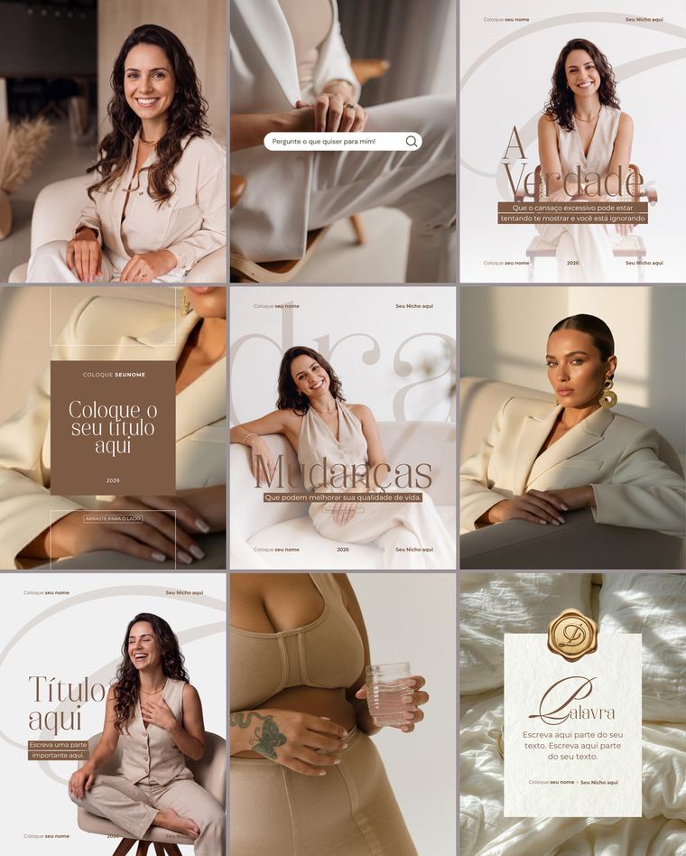 Feed de Instagram con la Colección Sereno: nueve piezas de la colección